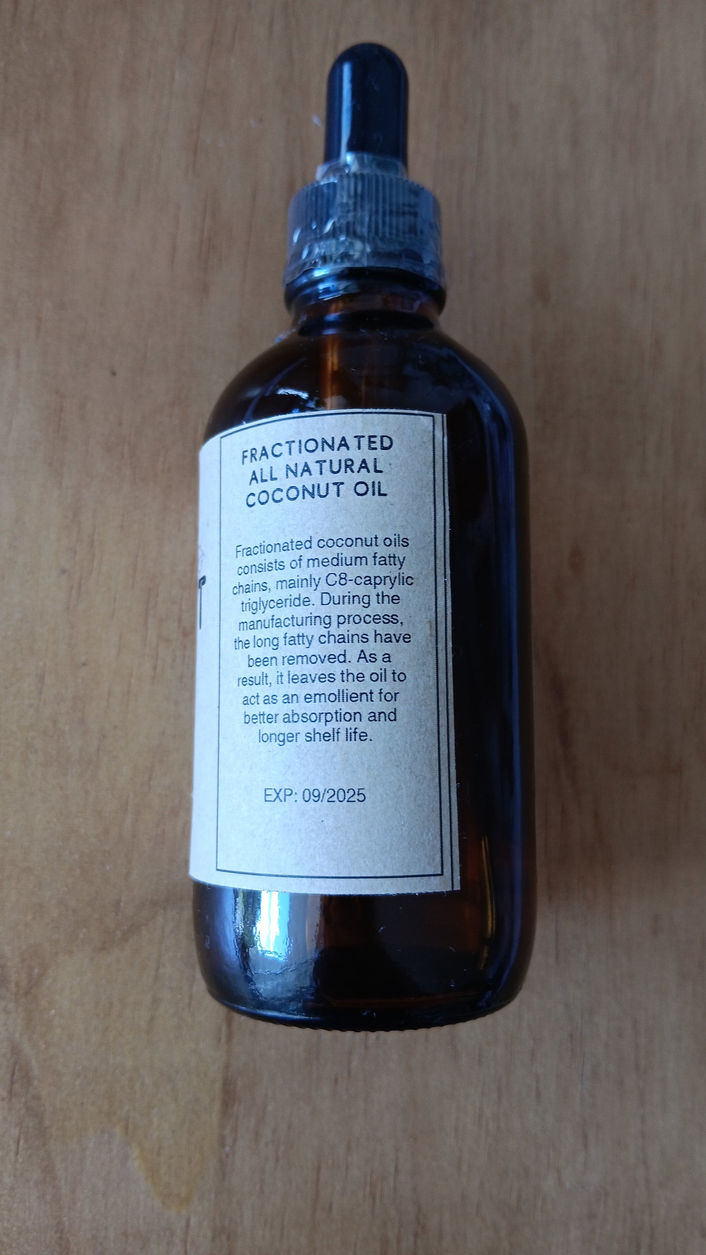 All natural coconut oil (4oz)